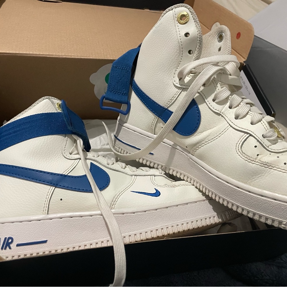 Nike Air Force 1 High SE "40th Anniversary" Sail Blue Shoes